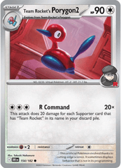 Team Rocket's Porygon2 - 154/182 - Common - Reverse Holo